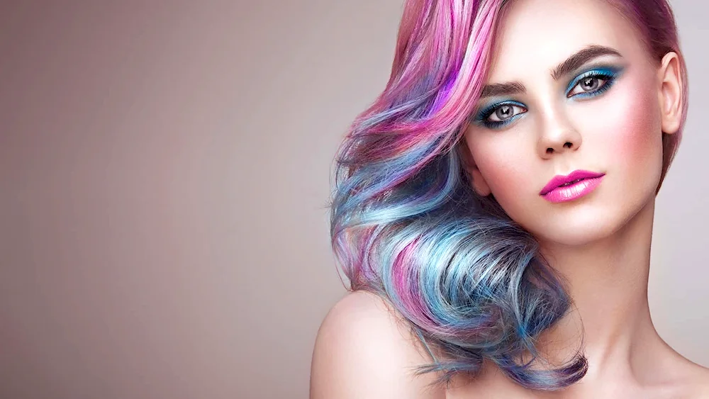 Shadow hair colouring