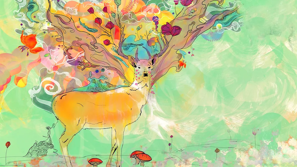 Deer art