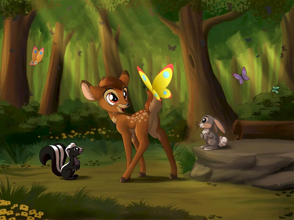 Bambi the Disney cartoon