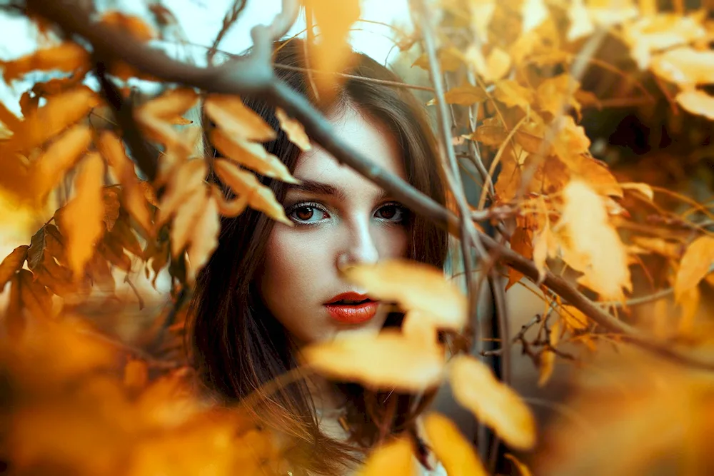 Autumn girl.