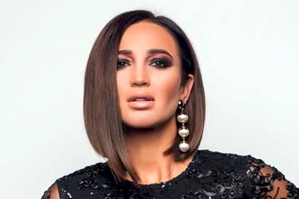 Olga Buzova with a bob