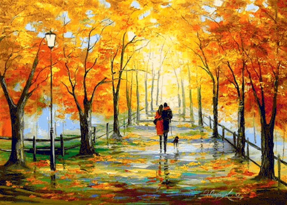 Olga Darchuk autumn landscape