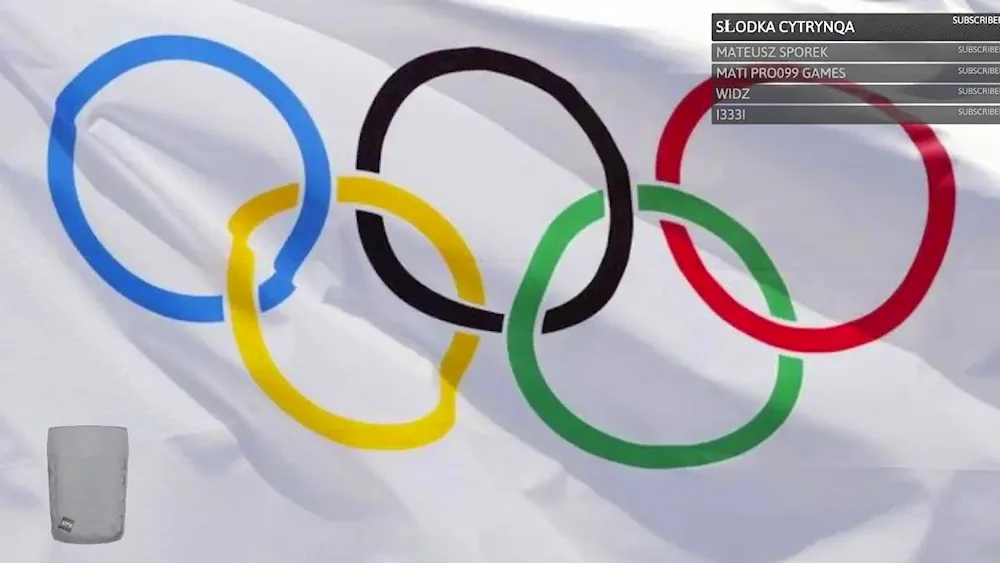 Olympic Games 2022 presentation background