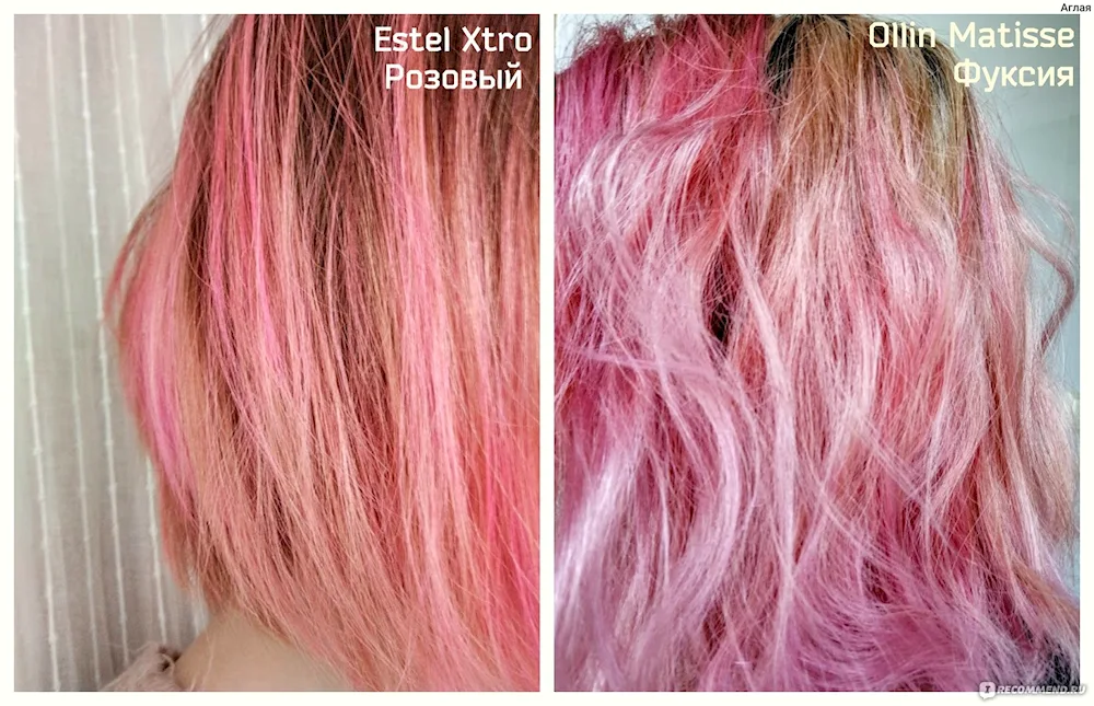 Estel dye pink blond