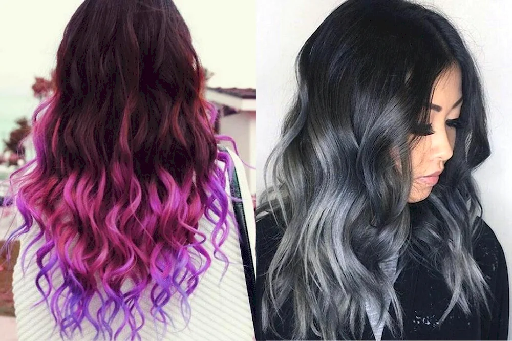 Ombré on black hair