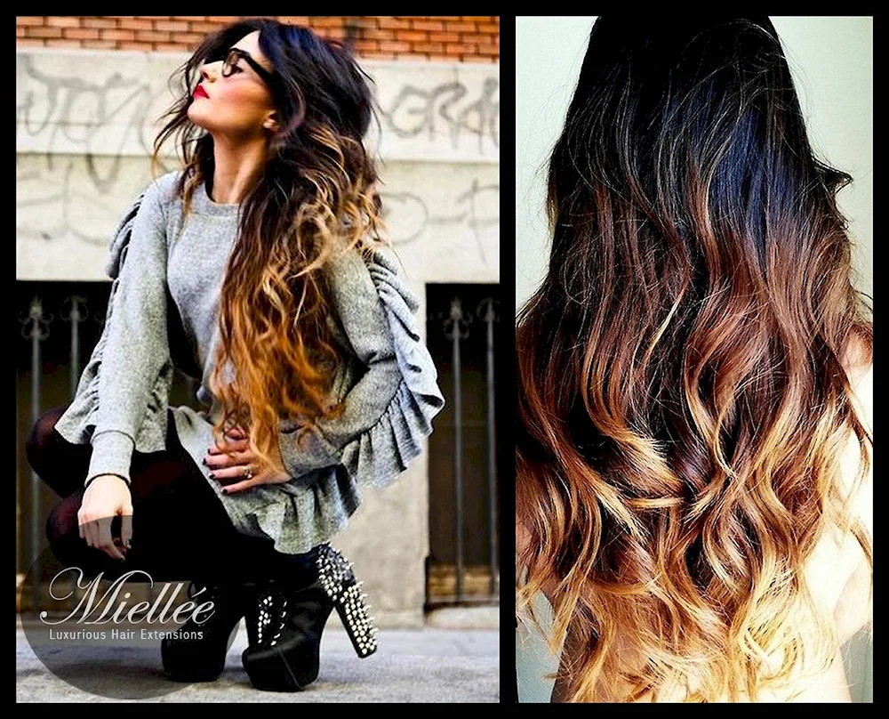 Ombré on black hair