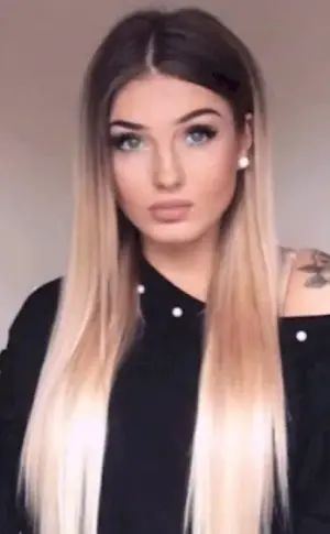Ombré on long hair