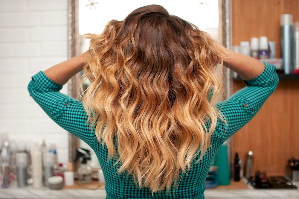 Ombré two-tone colouring