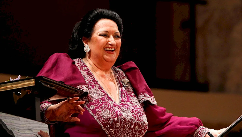 Opera singer Caballé