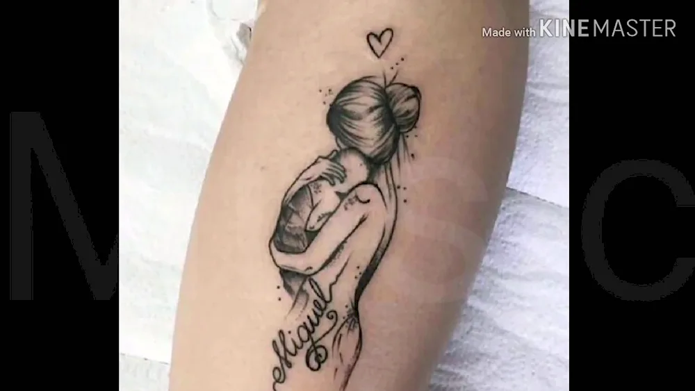 Original shoulder tattoo female