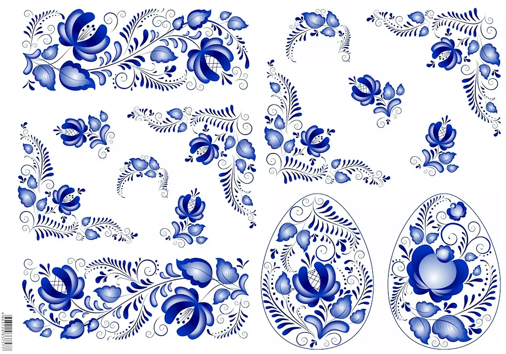 Gzhel tableware Gzhel Gzhel painting for children