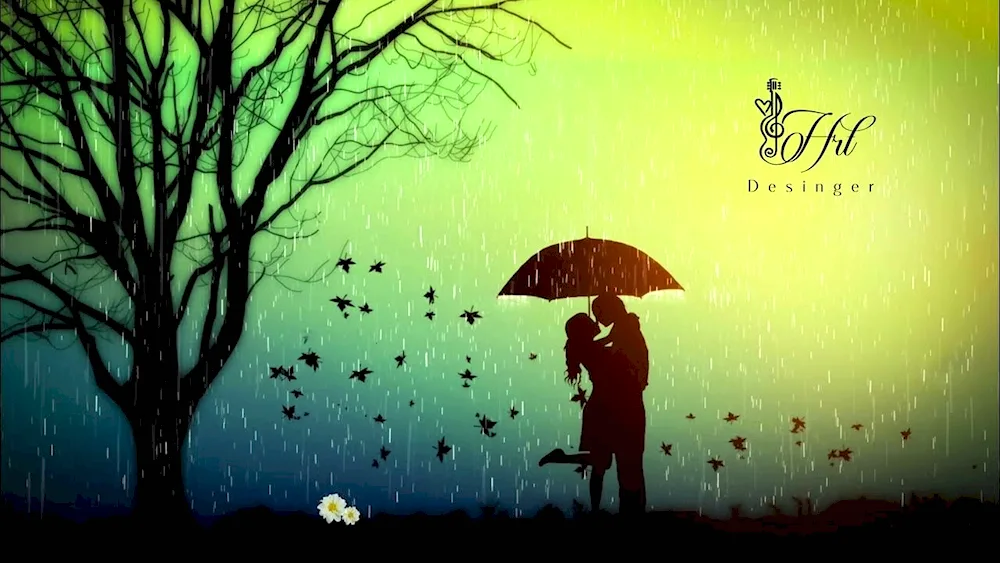 Autumn rain love