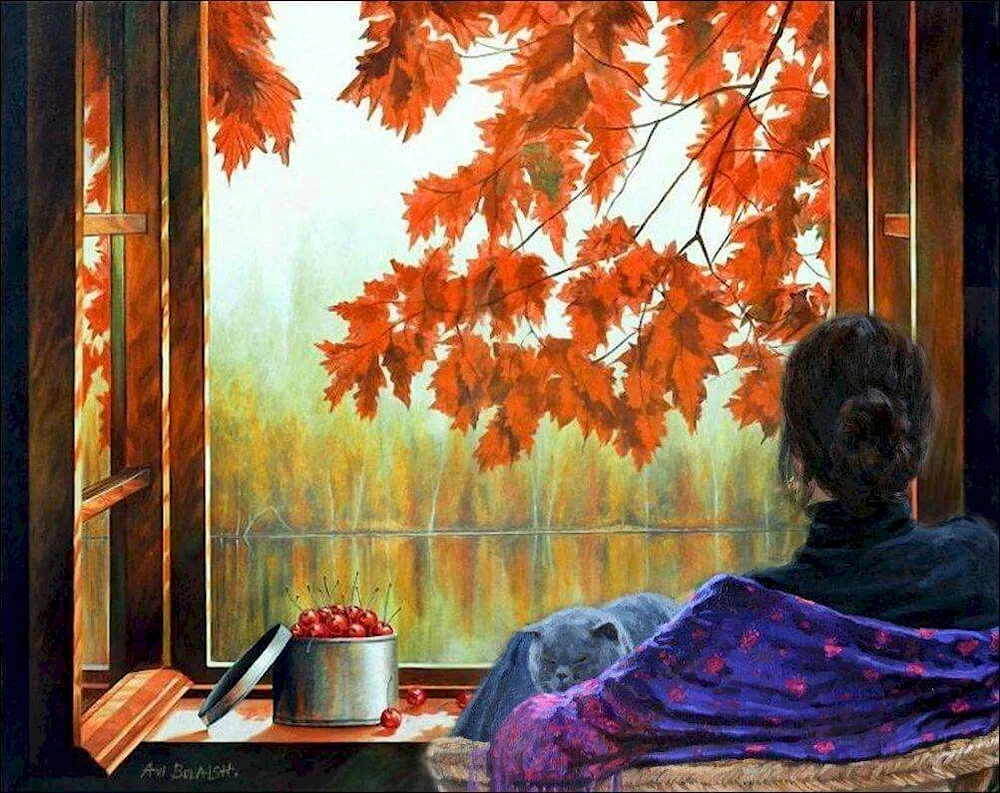 Autumn at the window