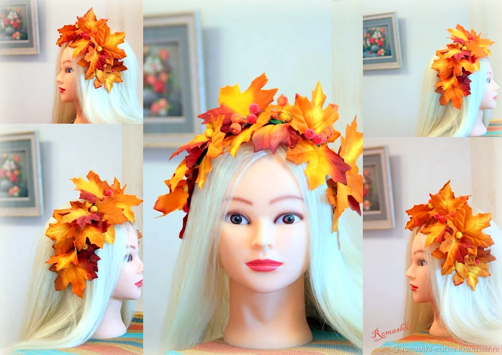 Autumn head ornament