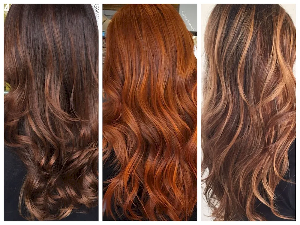 Autumn hair shades