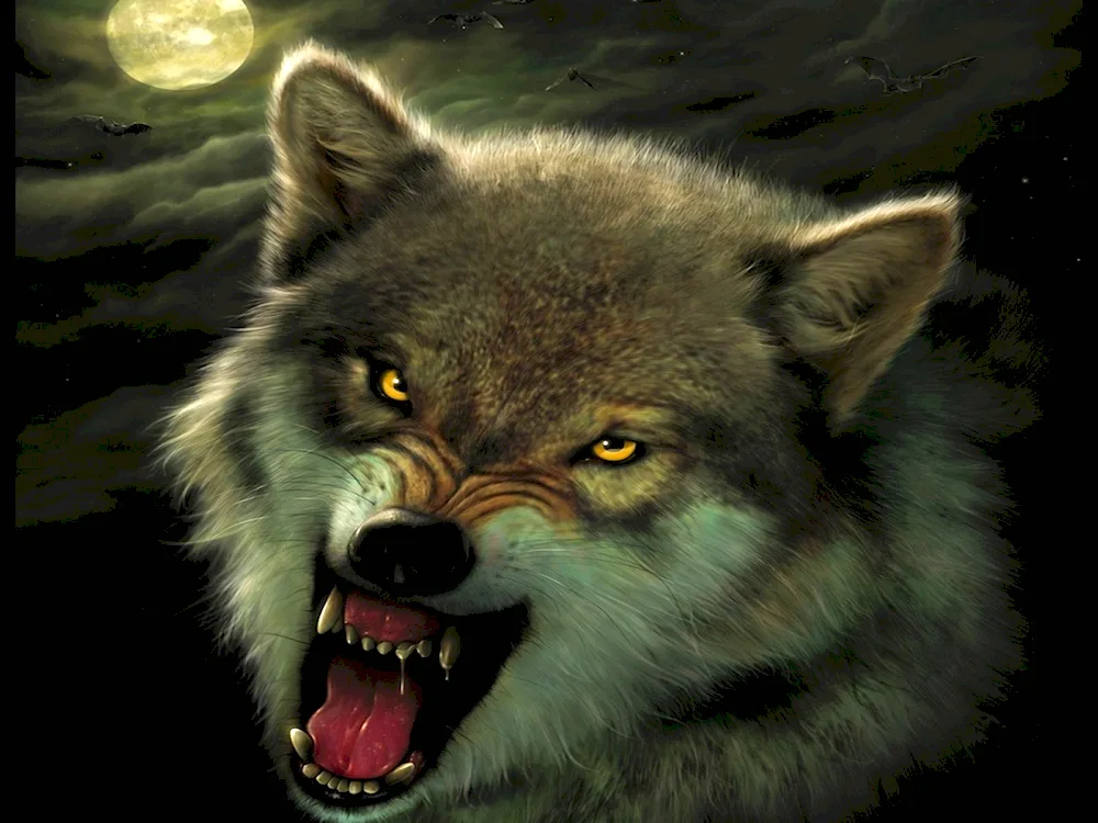 Wolf Wolf man wolf