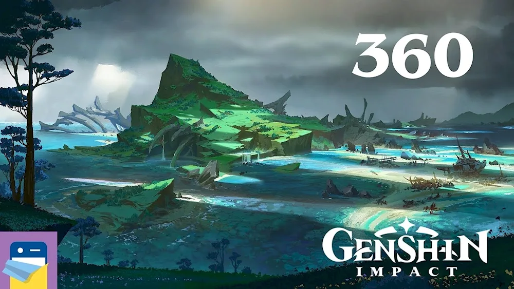 Genshin Mountain art