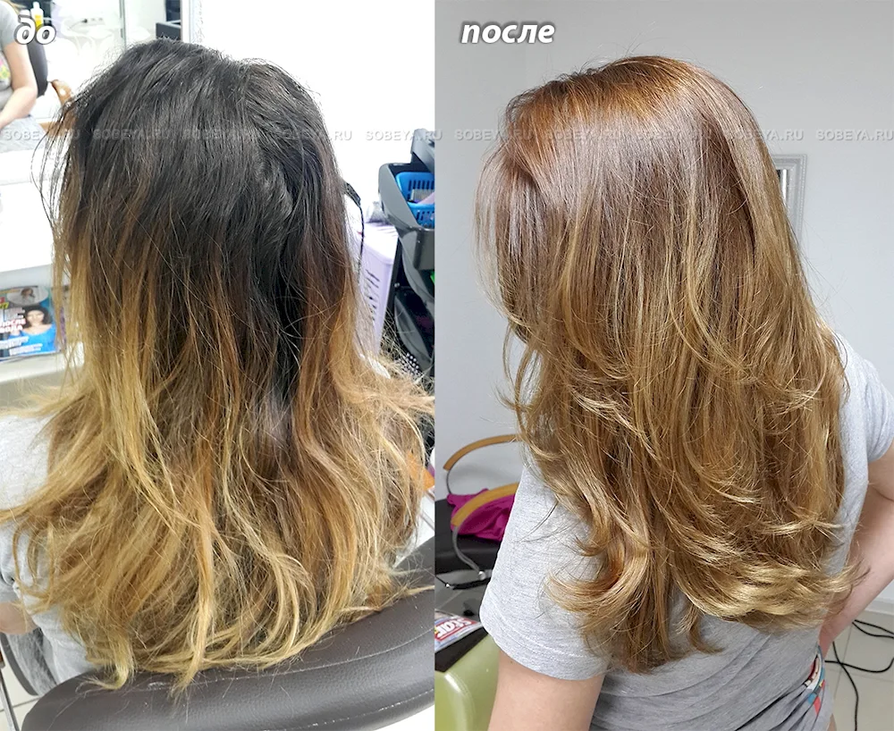 Balayage ombré shatush