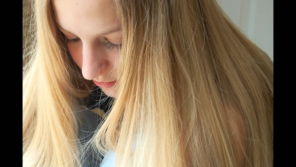 Lightened hair