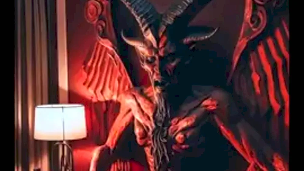 Satanic symbol Baphomet