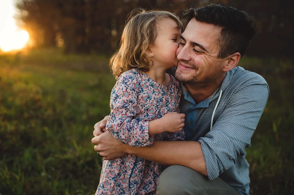 Father and daughter