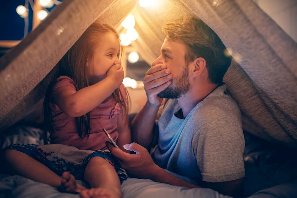 Father and daughter