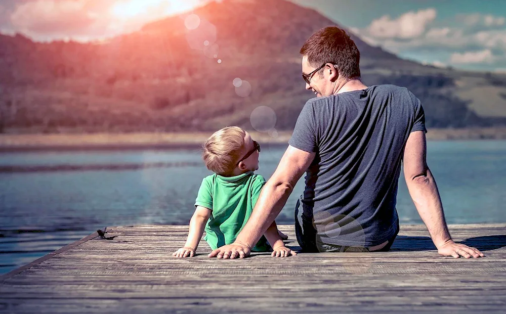 Father and son