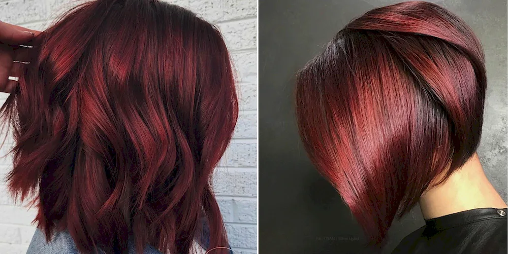 Mulled mulled wine burgundy hair shade