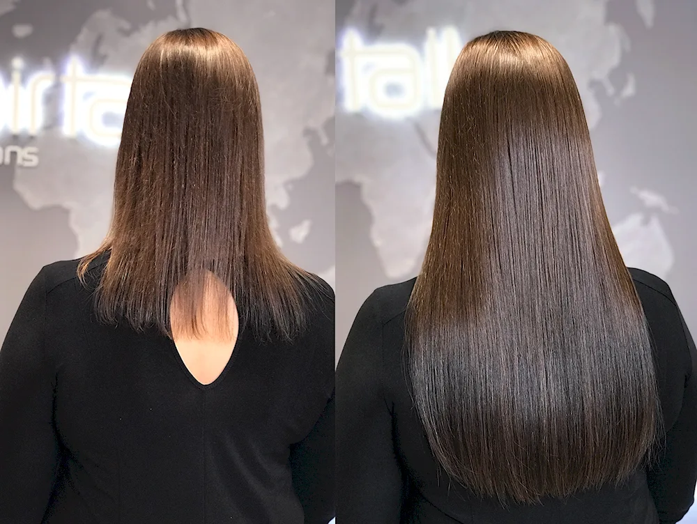 Beautiful long hair from behind
