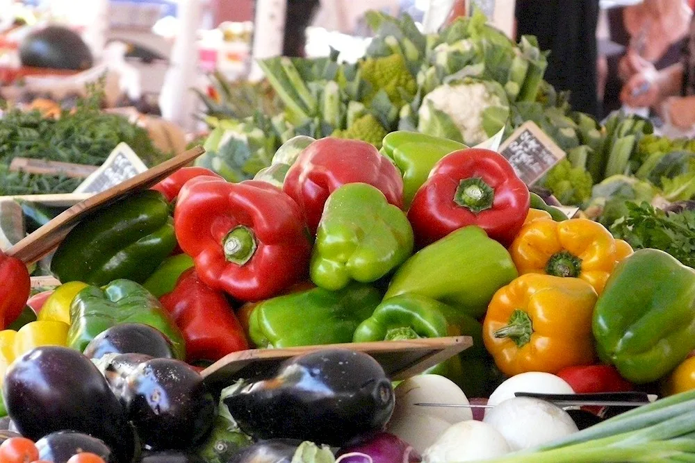 Vegetables and fruits