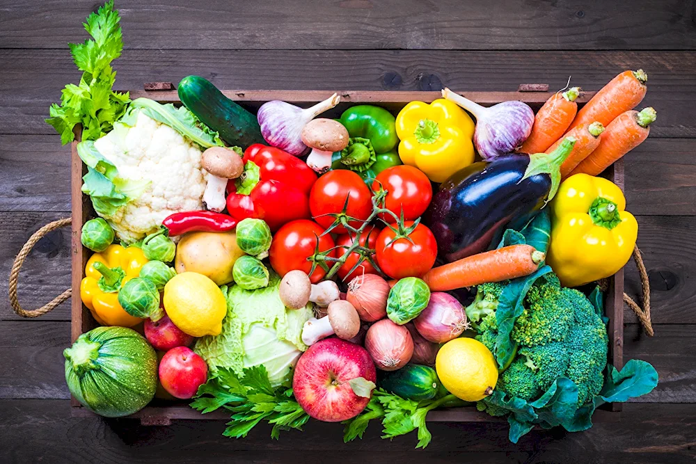 Vegetables at the market