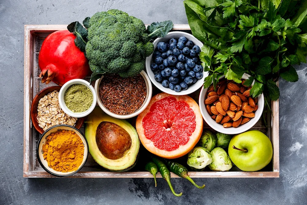 Vegetables and fruits