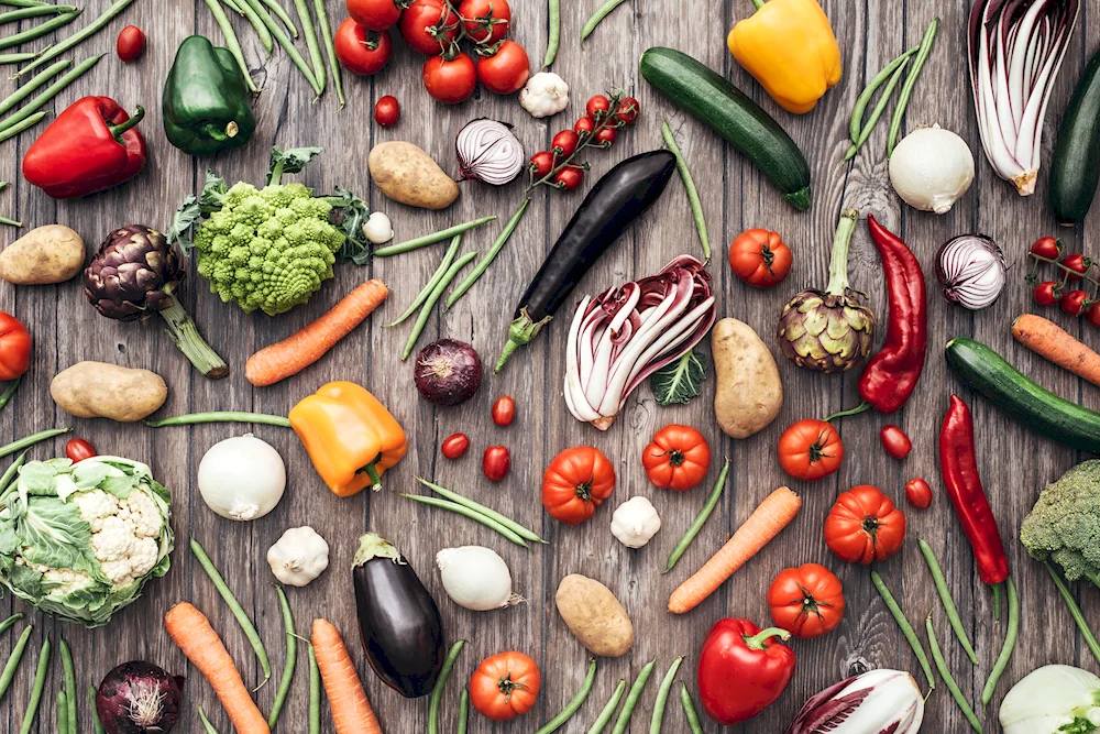 Cooking board with food