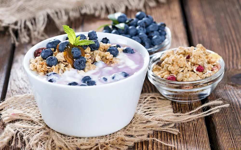 Oatmeal in a cup