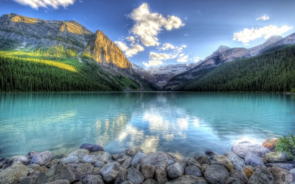 Lake Moraine in Canada