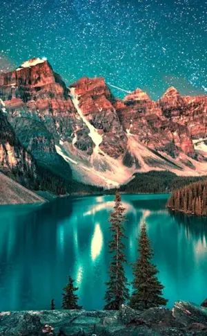 Lake Moraine in Canada