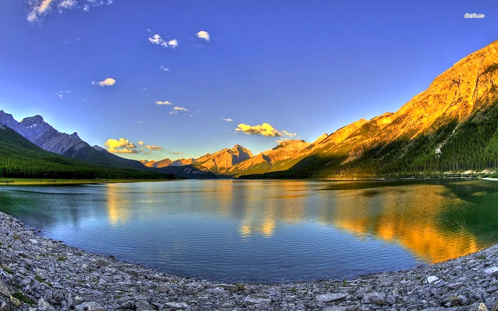 Lake Moraine. Banff National Park