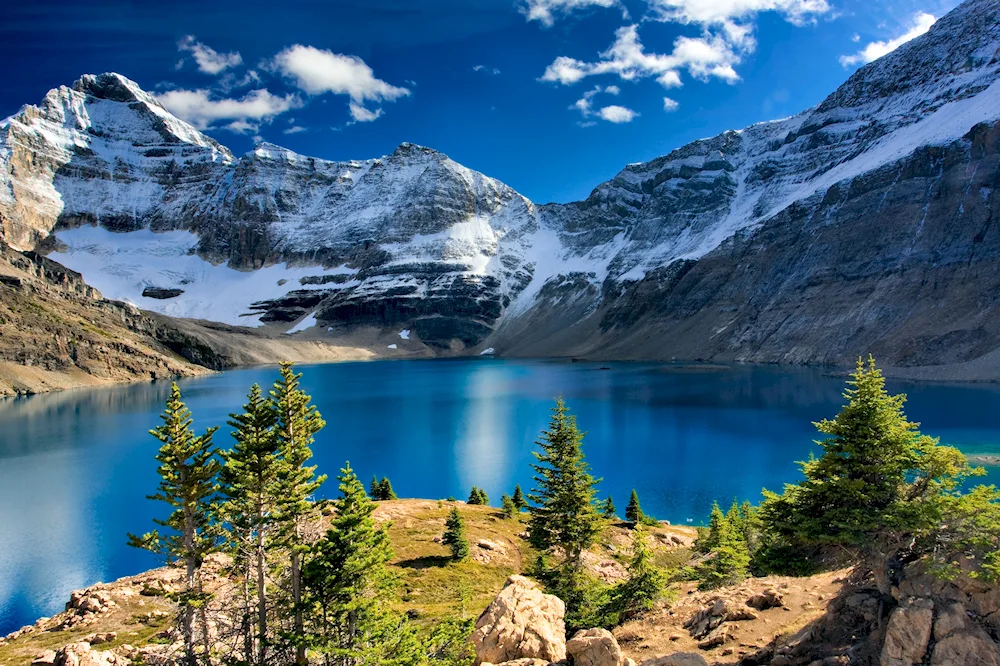 Lake Moraine. Banff National Park