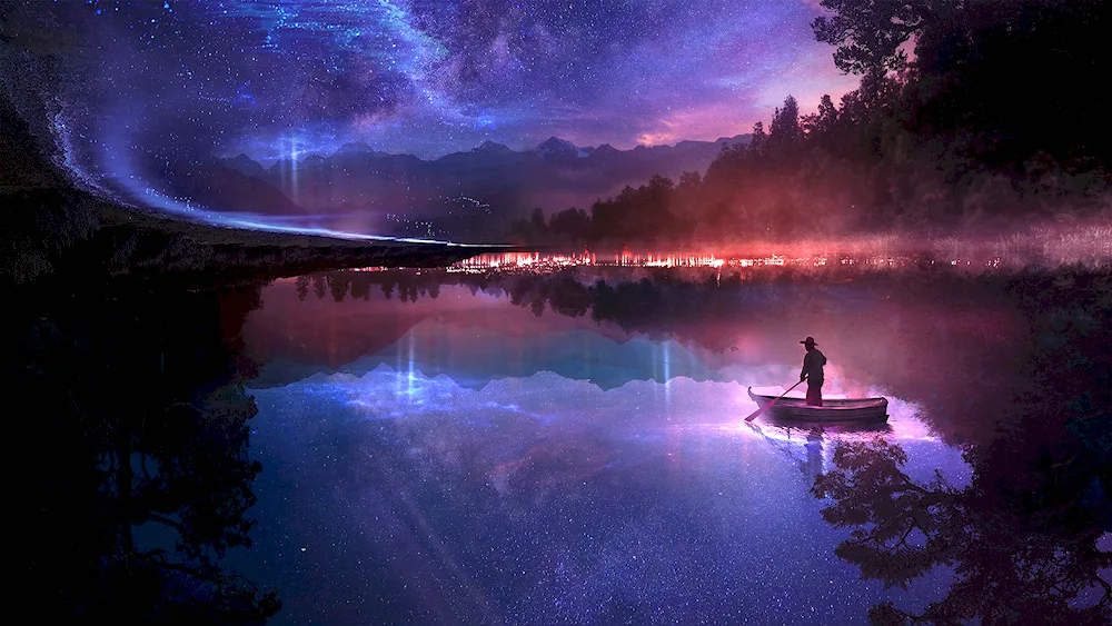 Lake at Night