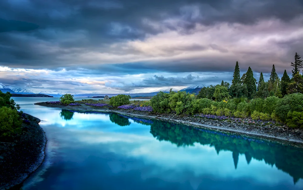 Lake Tekapo in New Zealand