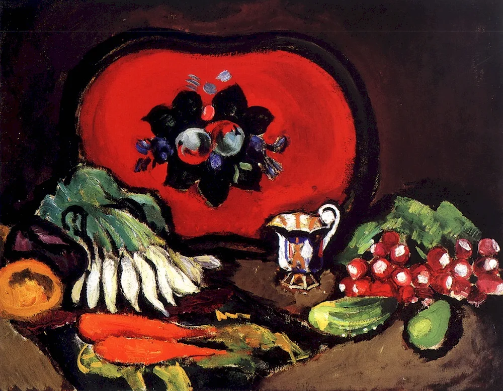 P. Konchalovsky. P. Konchalovsky ‘tray and vegetables’.