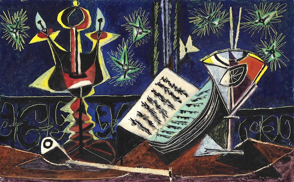 Pablo Picasso still life painting