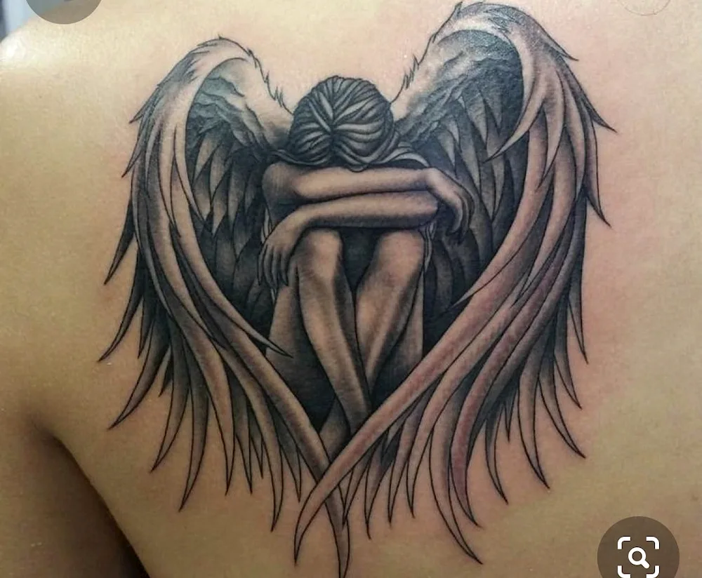 Angel tattoo