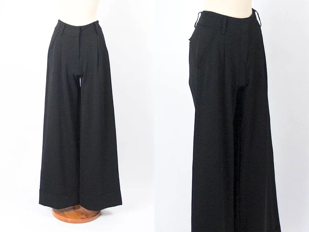 Palazzo Pants Black