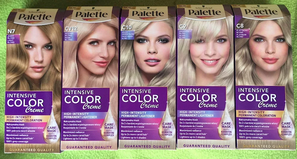 Palette blond shade palette