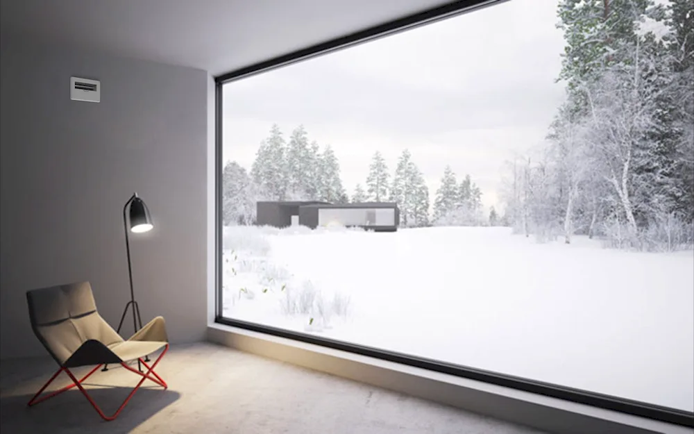 Panoramic windows winter