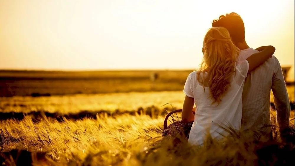 Couple at sunrise