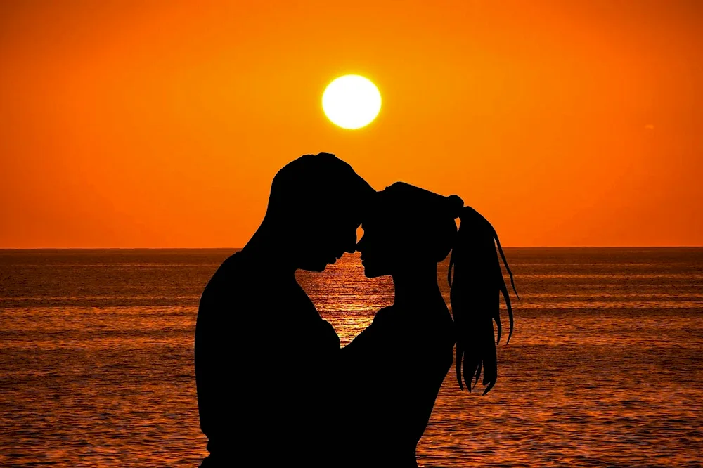 Couple at sunset