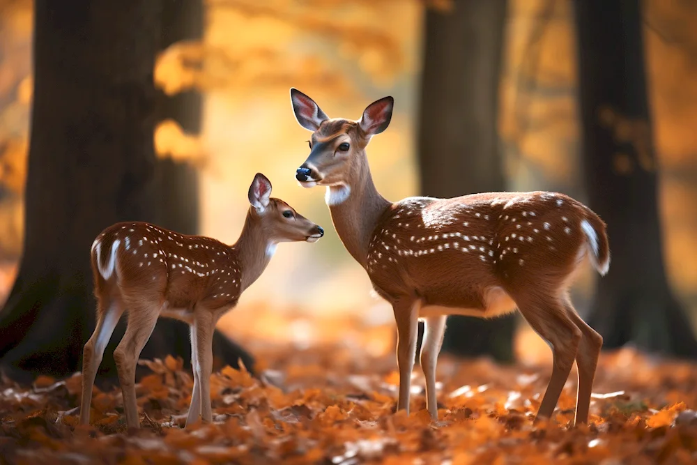 White-tailed Spotted Reindeer