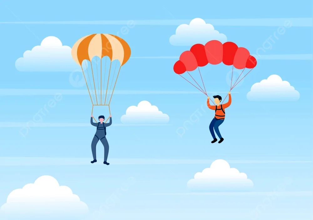 Parachutist for kids